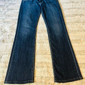 AG Adriano Goldschmied Dark Blue Slim Boot Jeans